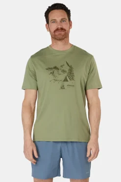 T-Shirt Campsite Sketch M