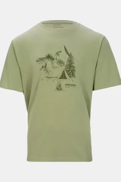 T-Shirt Campsite Sketch T-Shirt M