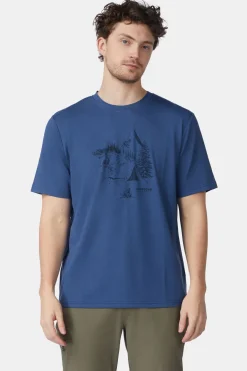 T-Shirt Campsite Sketch T-Shirt M