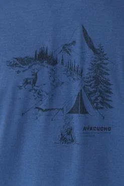 T-Shirt Campsite Sketch T-Shirt M