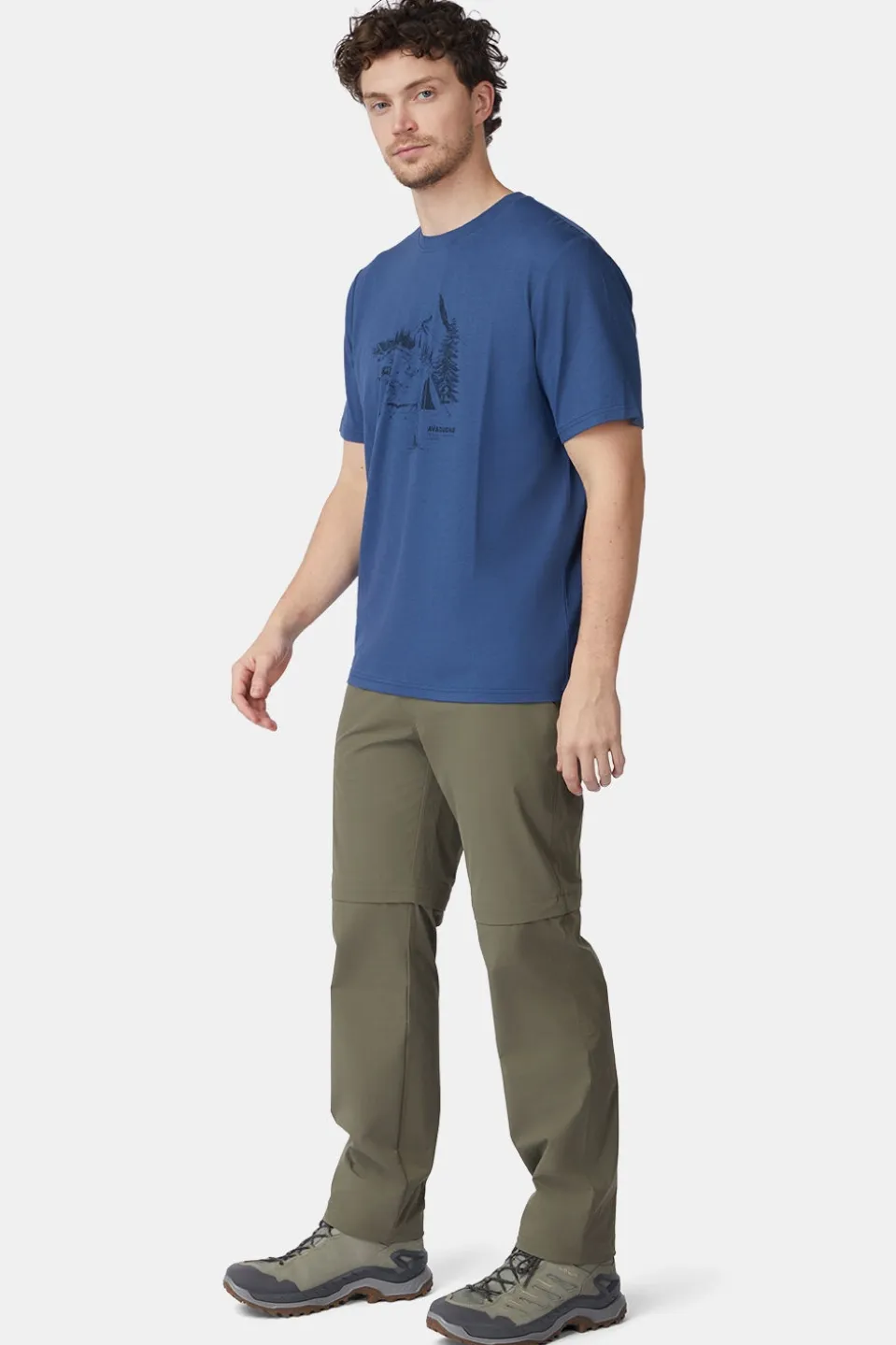 T-Shirt Campsite Sketch T-Shirt M