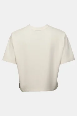 T-Shirt Cropped Mini Embroidery Tee W