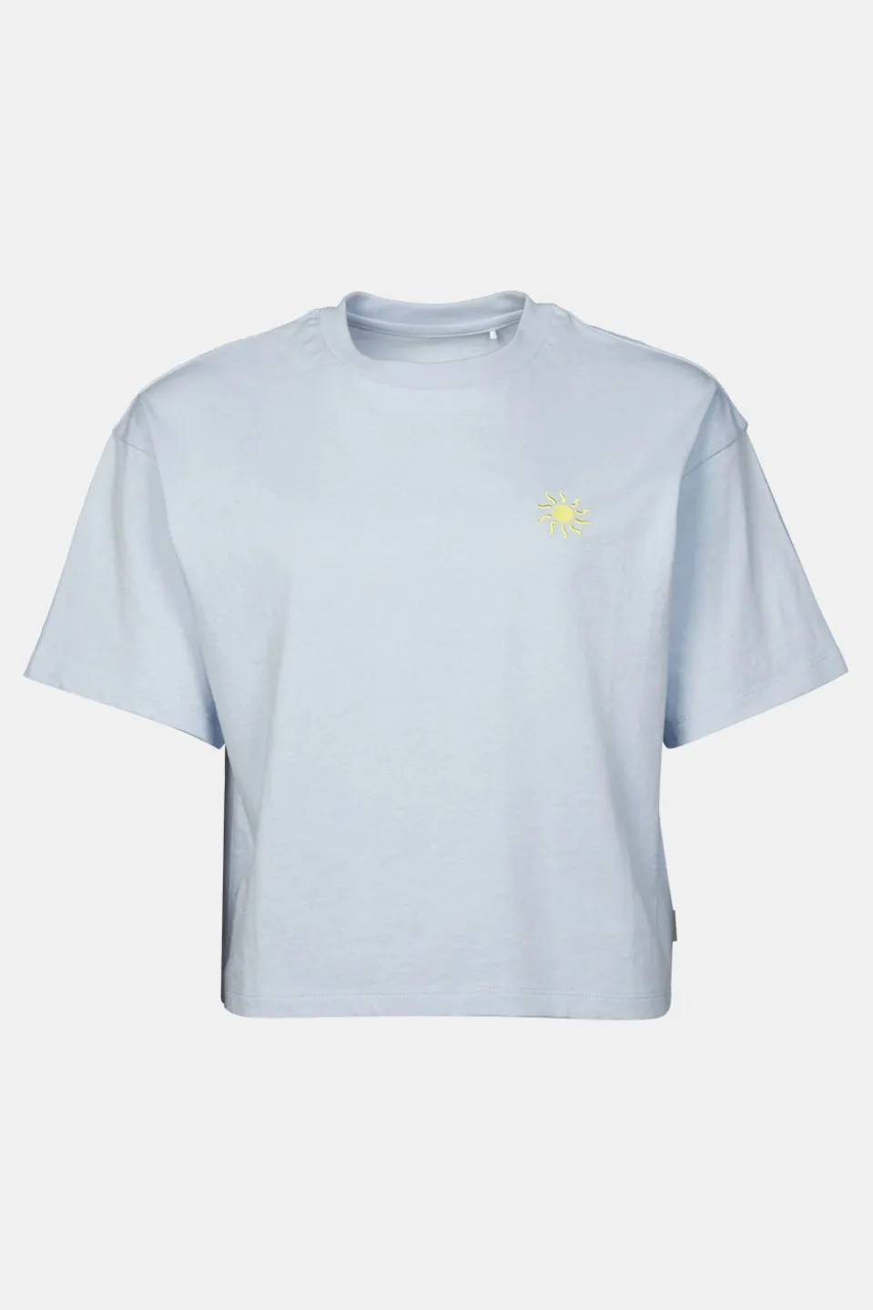T-Shirt Cropped Mini Embroidery Tee W