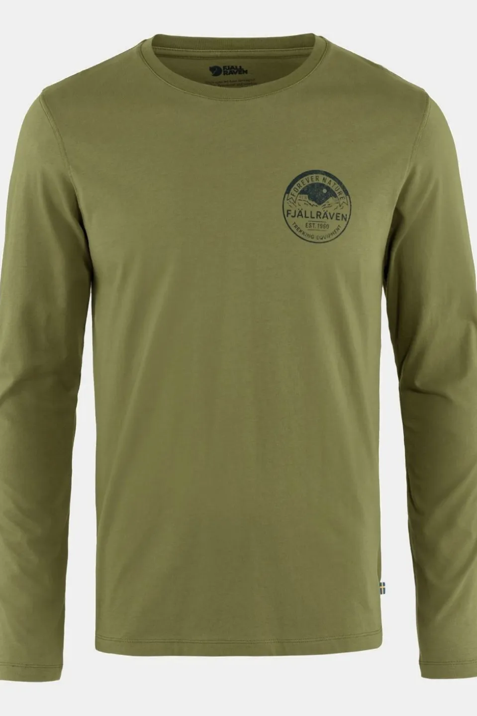 T-Shirt Forever Nature Badge Ls M