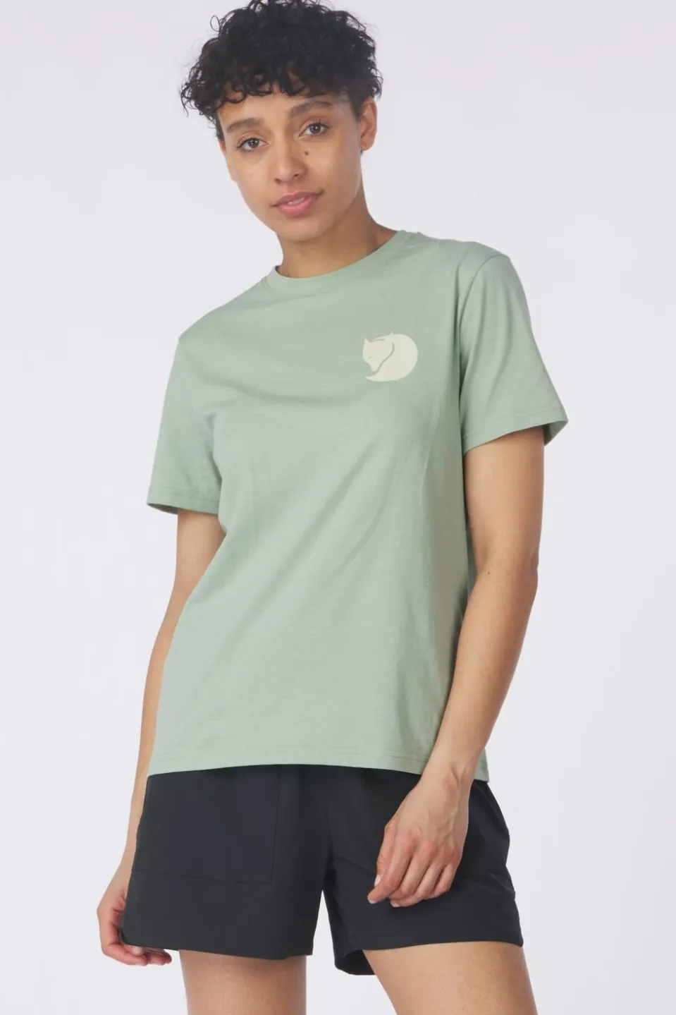T-Shirt Fox Boxy Logo Tee W