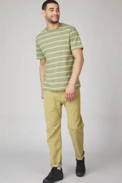 T-Shirt Journey Striped Organic Ss M