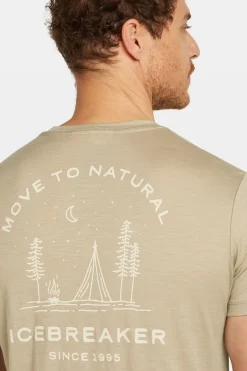 T-Shirt M Mer 150 Tech Lite Ss Tee Peaceful Pass