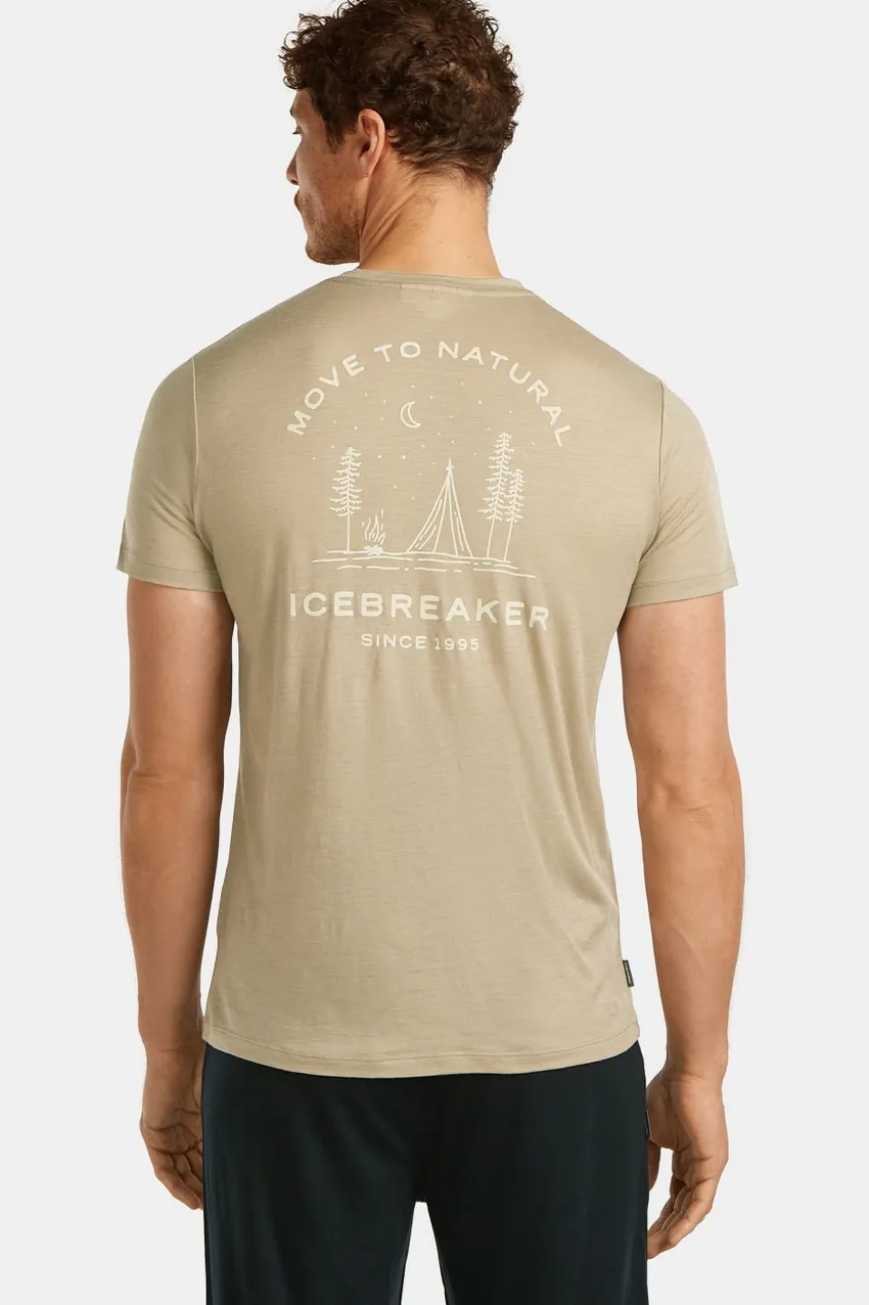 T-Shirt M Mer 150 Tech Lite Ss Tee Peaceful Pass