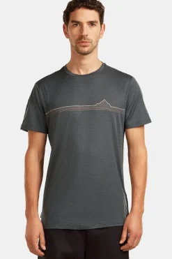 T-Shirt M Mer 150 Tech Lite Ss Tee Range Stripes