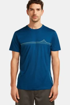 T-Shirt M Mer 150 Tech Lite Ss Tee Range Stripes