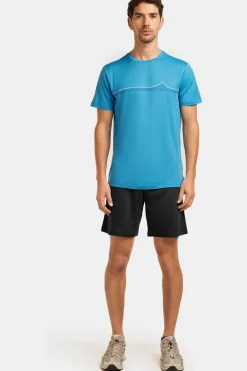 T-Shirt M Mer 150 Tech Lite Ss Tee Range Stripes