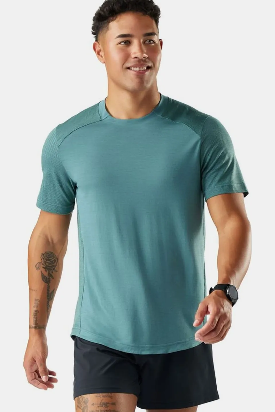 T-Shirt Men'S Active Mesh Short Sleeve
