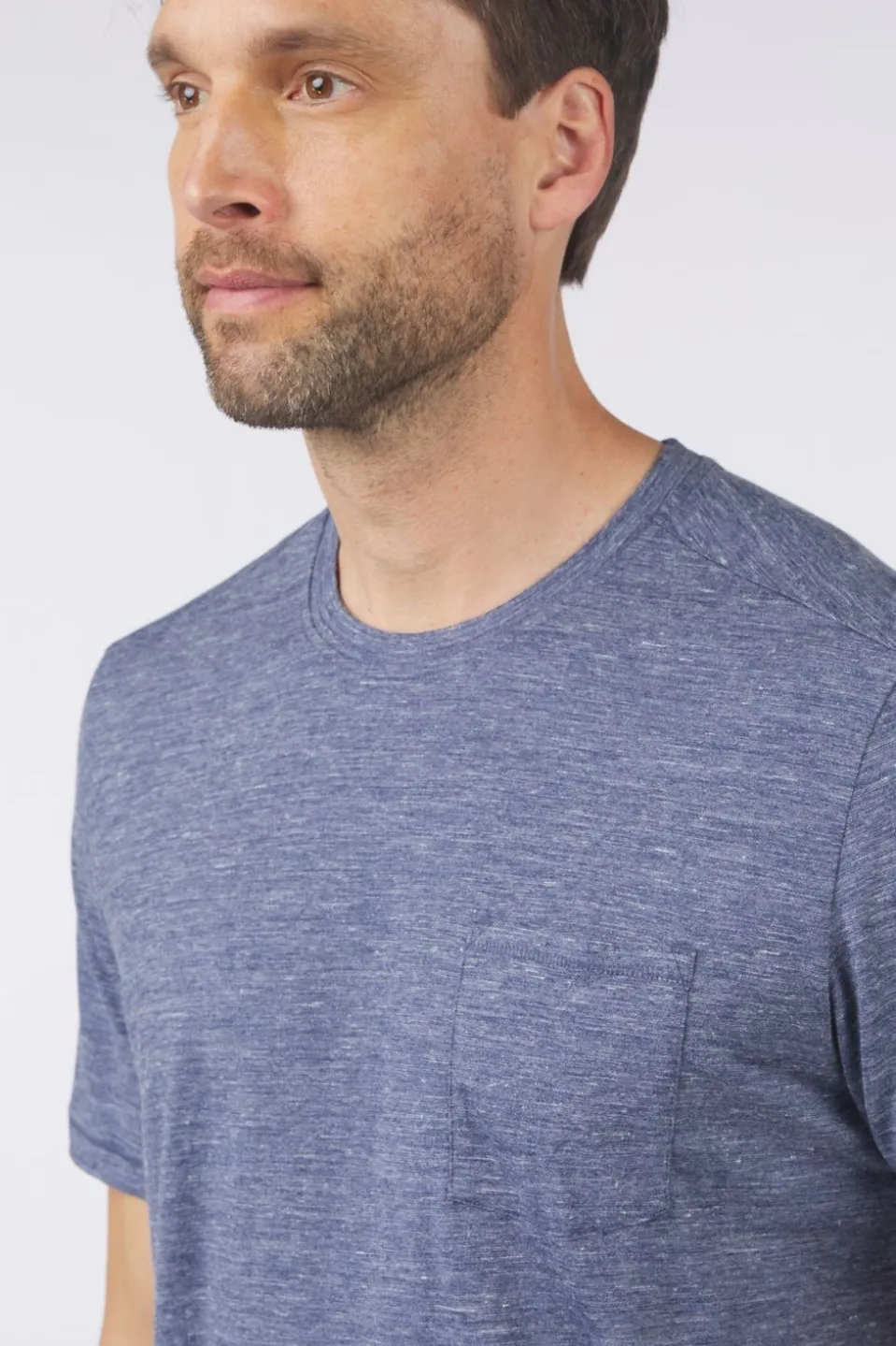 T-Shirt Men'S Merino Hemp Blend Short Sleeve Poc