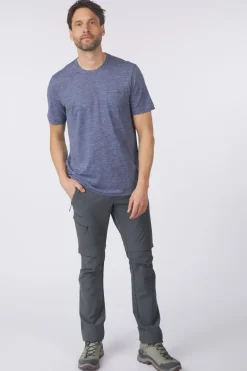 T-Shirt Men'S Merino Hemp Blend Short Sleeve Poc