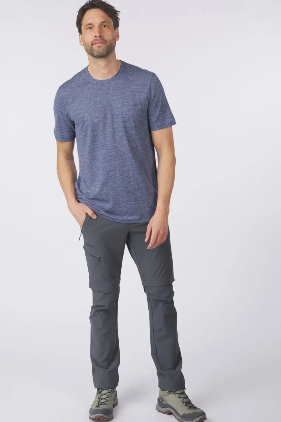T-Shirt Men'S Merino Hemp Blend Short Sleeve Poc