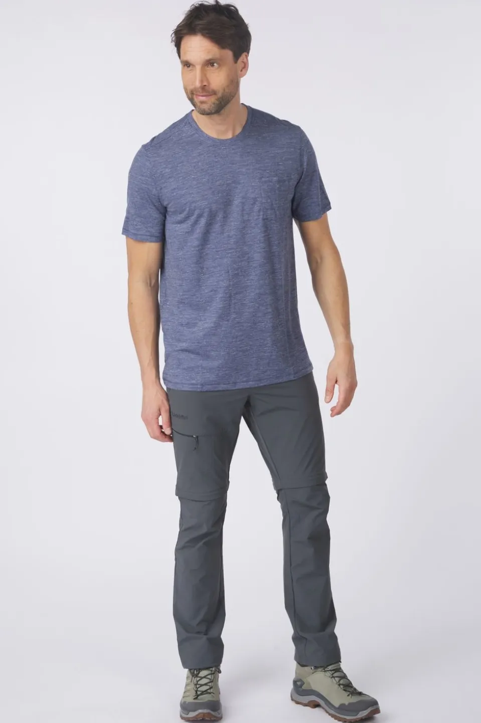 T-Shirt Men'S Merino Hemp Blend Short Sleeve Poc