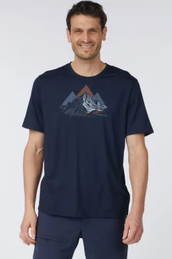 T-Shirt Men'S Peak Bagger Active Short Sleeve Gr