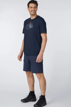 T-Shirt Men'S Peak Bagger Active Short Sleeve Gr