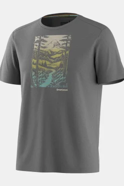 T-Shirt Men'S Winding Trail Active Short Sleeve
