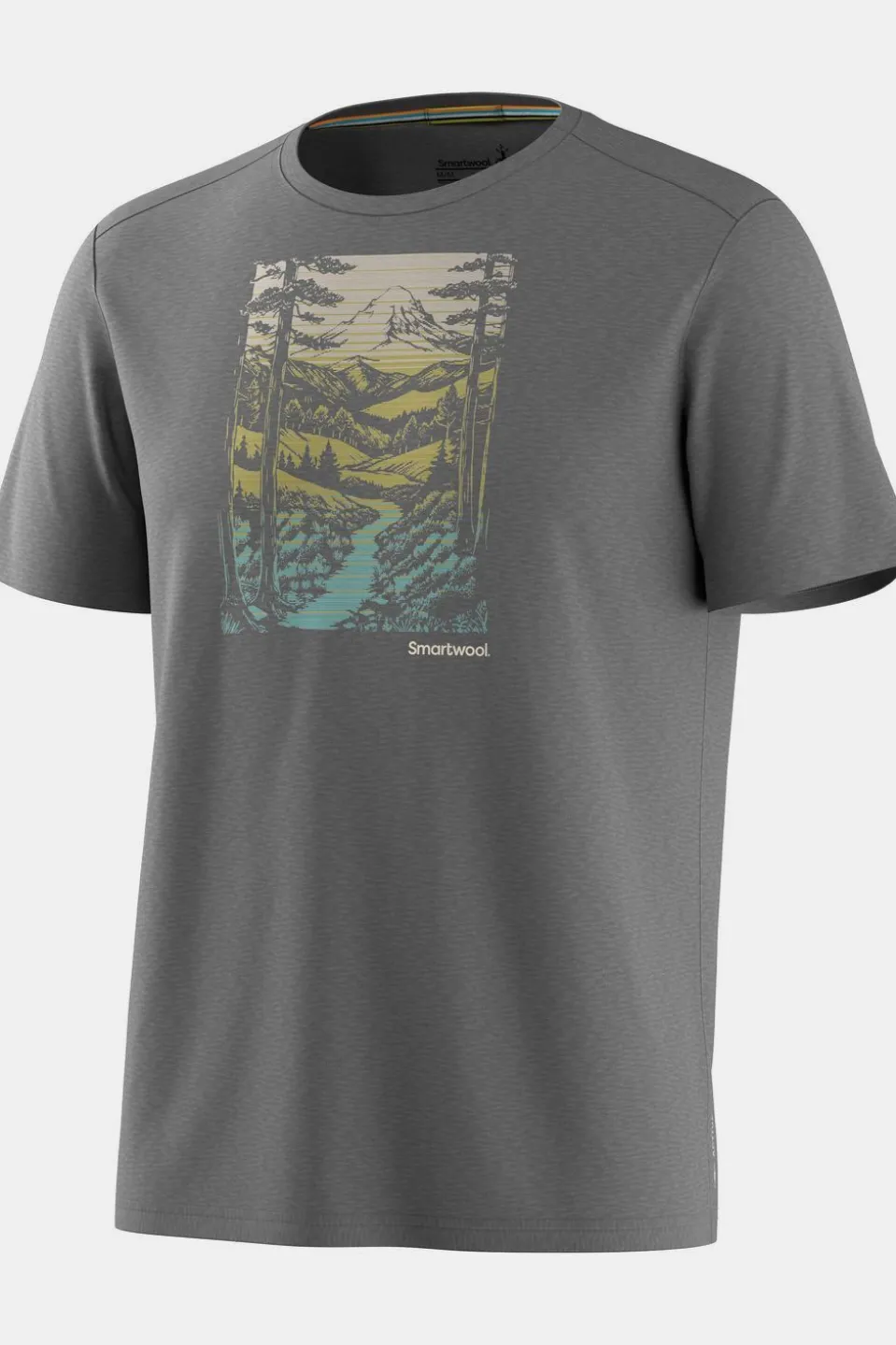T-Shirt Men'S Winding Trail Active Short Sleeve