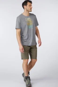 T-Shirt Men'S Winding Trail Active Short Sleeve