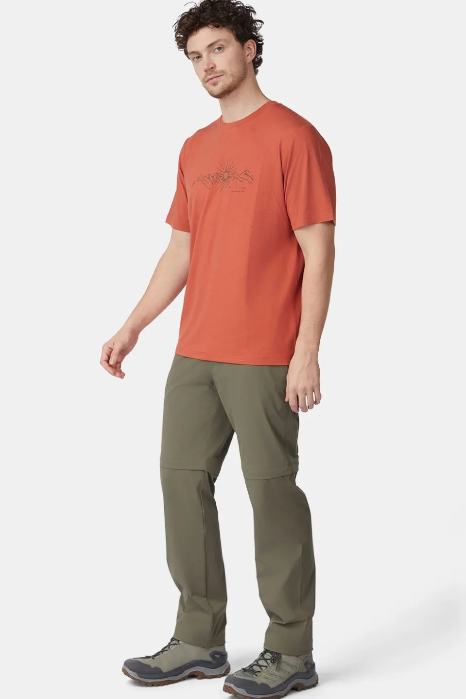 T-Shirt Red Rock Graphic Tee Ss M