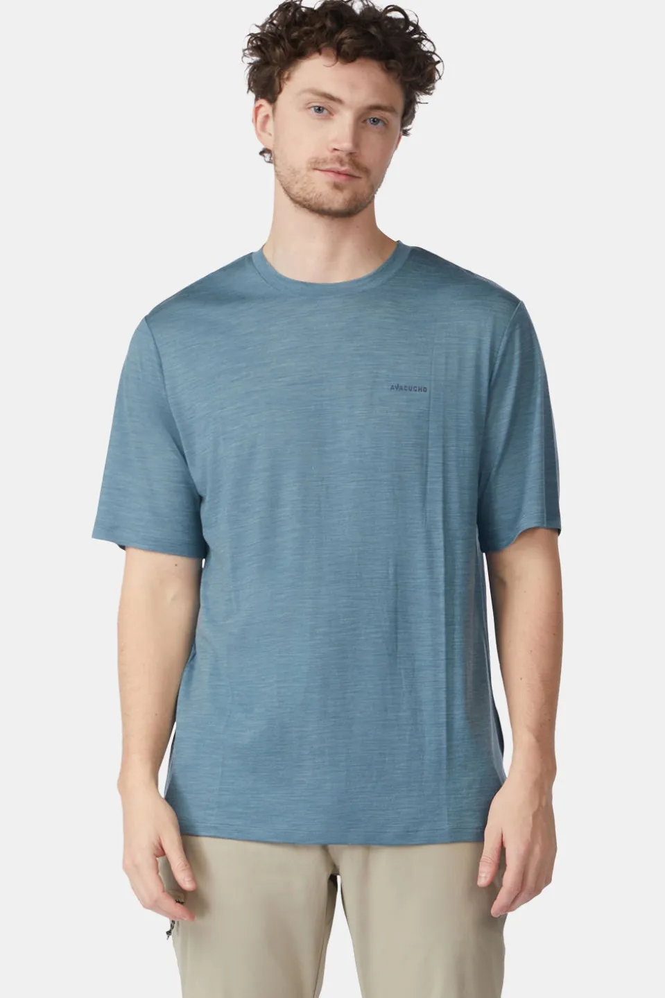 T-Shirt Ridge Trail Merino Print Ss M