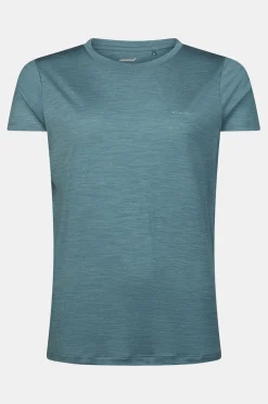 T-Shirt Ridge Trail Merino Print Ss W