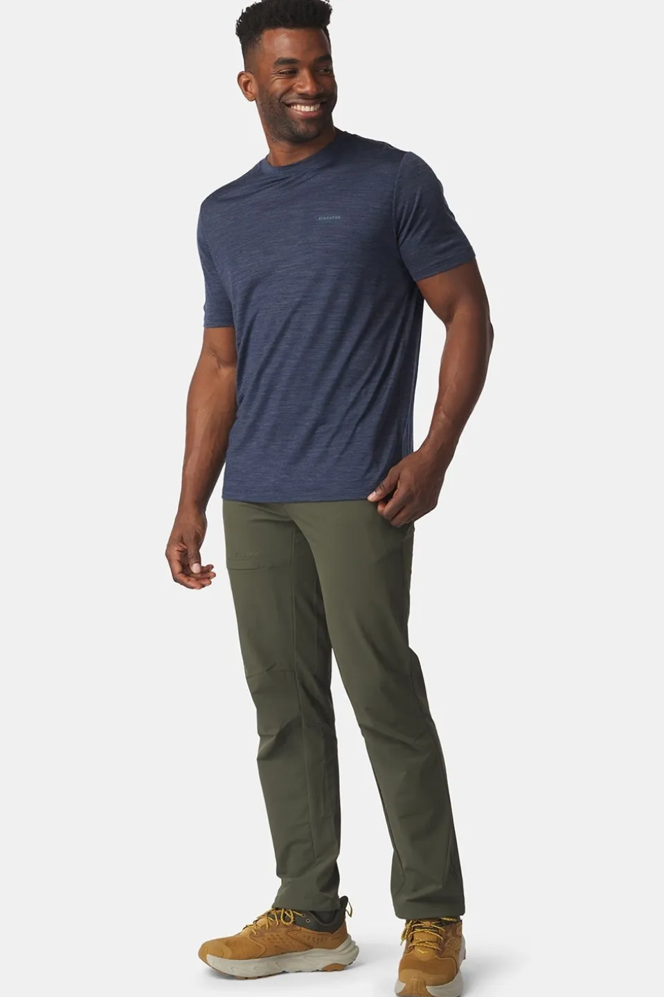 T-Shirt Ridge Trail Merino Print Ss M