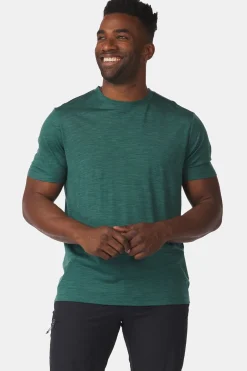 T-Shirt Ridge Trail Merino Print Ss M