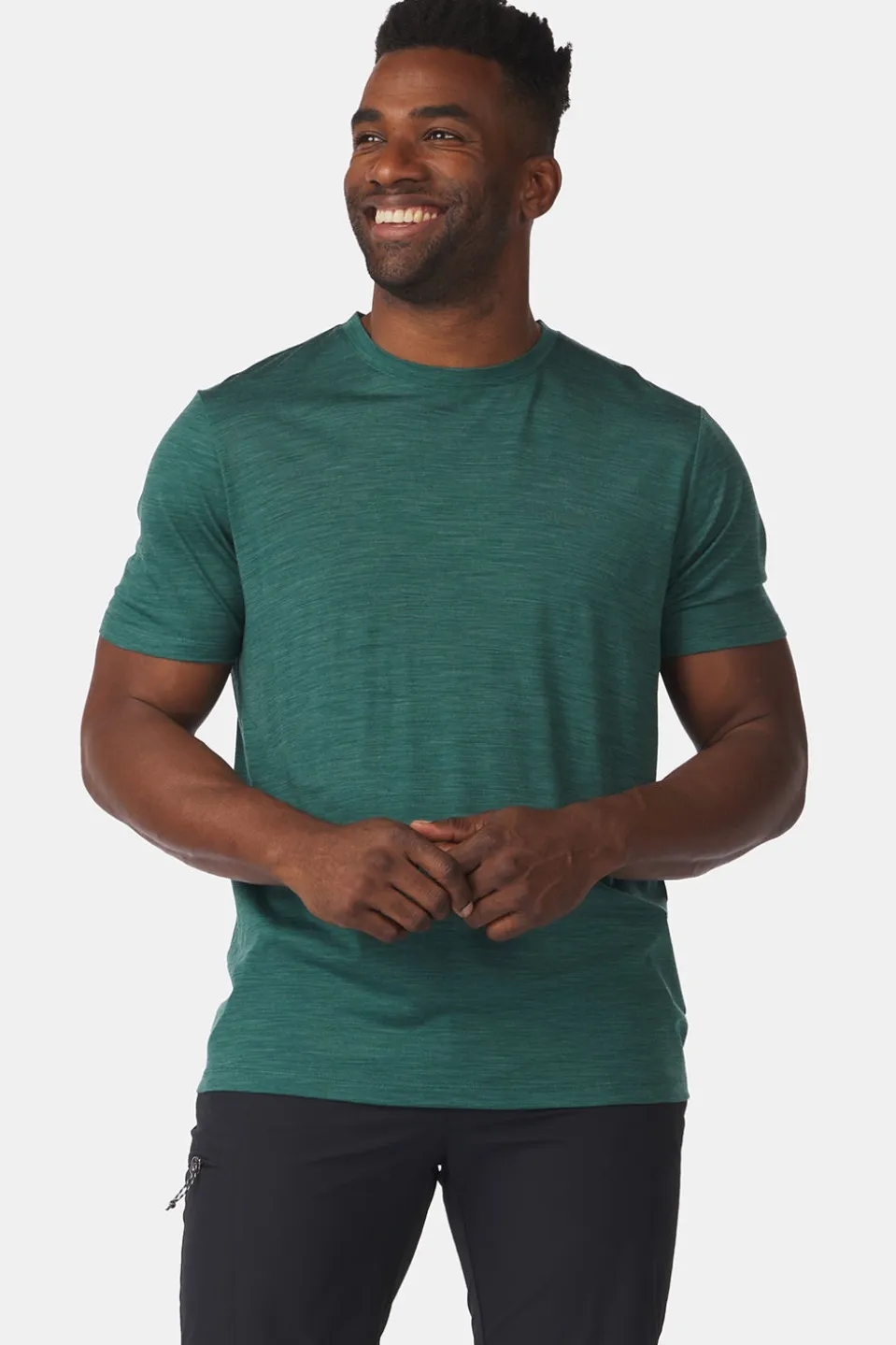 T-Shirt Ridge Trail Merino Print Ss M