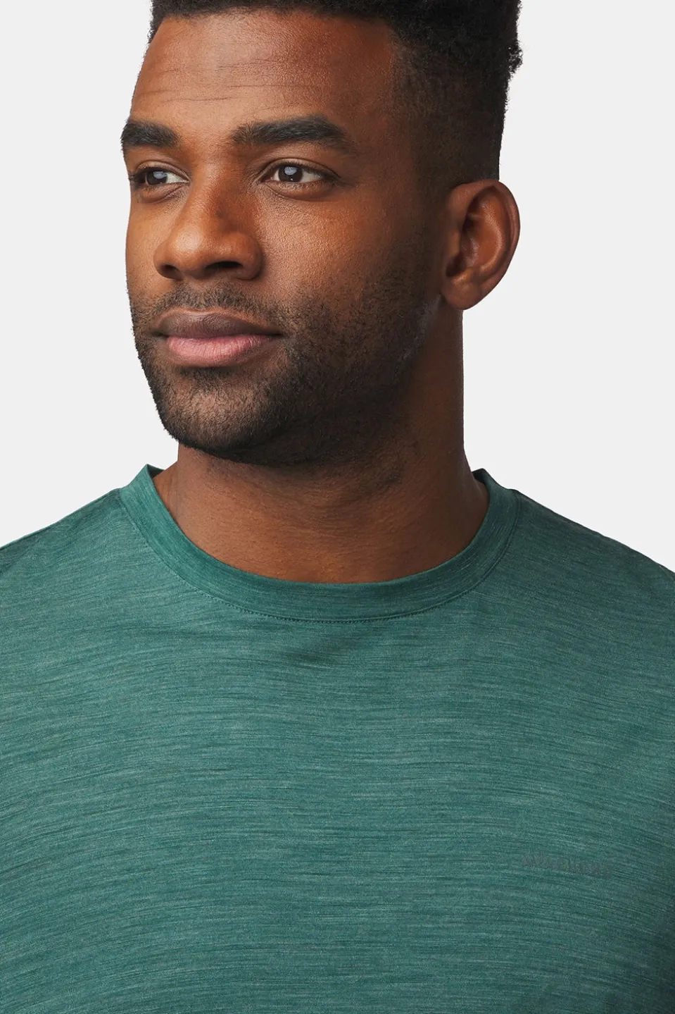 T-Shirt Ridge Trail Merino Print Ss M