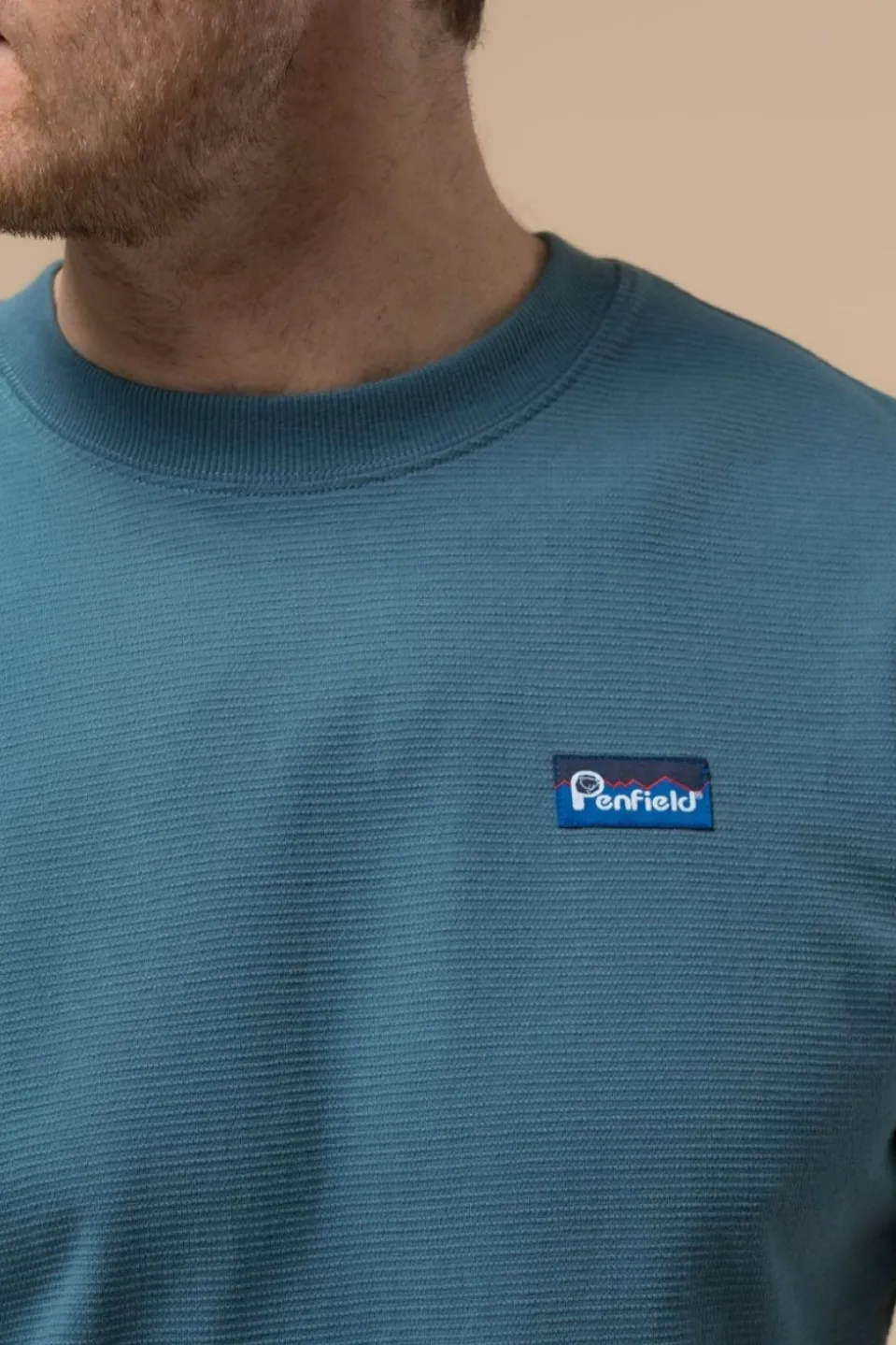 T-Shirt Ripple Textured Jersey S/S T-Shirt