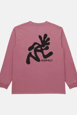 T-Shirt Running Man L/S Tee Pigment Dyed