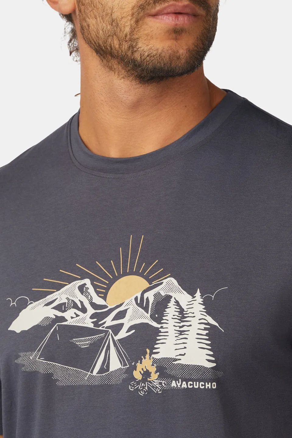 T-Shirt Sunset Camp T-Shirt Ss M