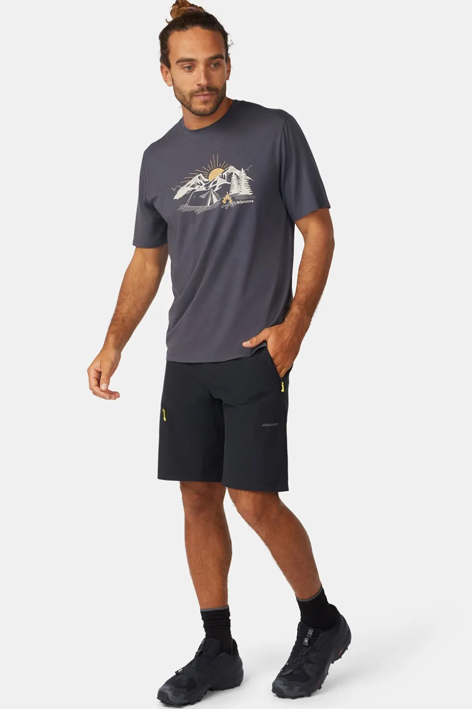 T-Shirt Sunset Camp T-Shirt Ss M