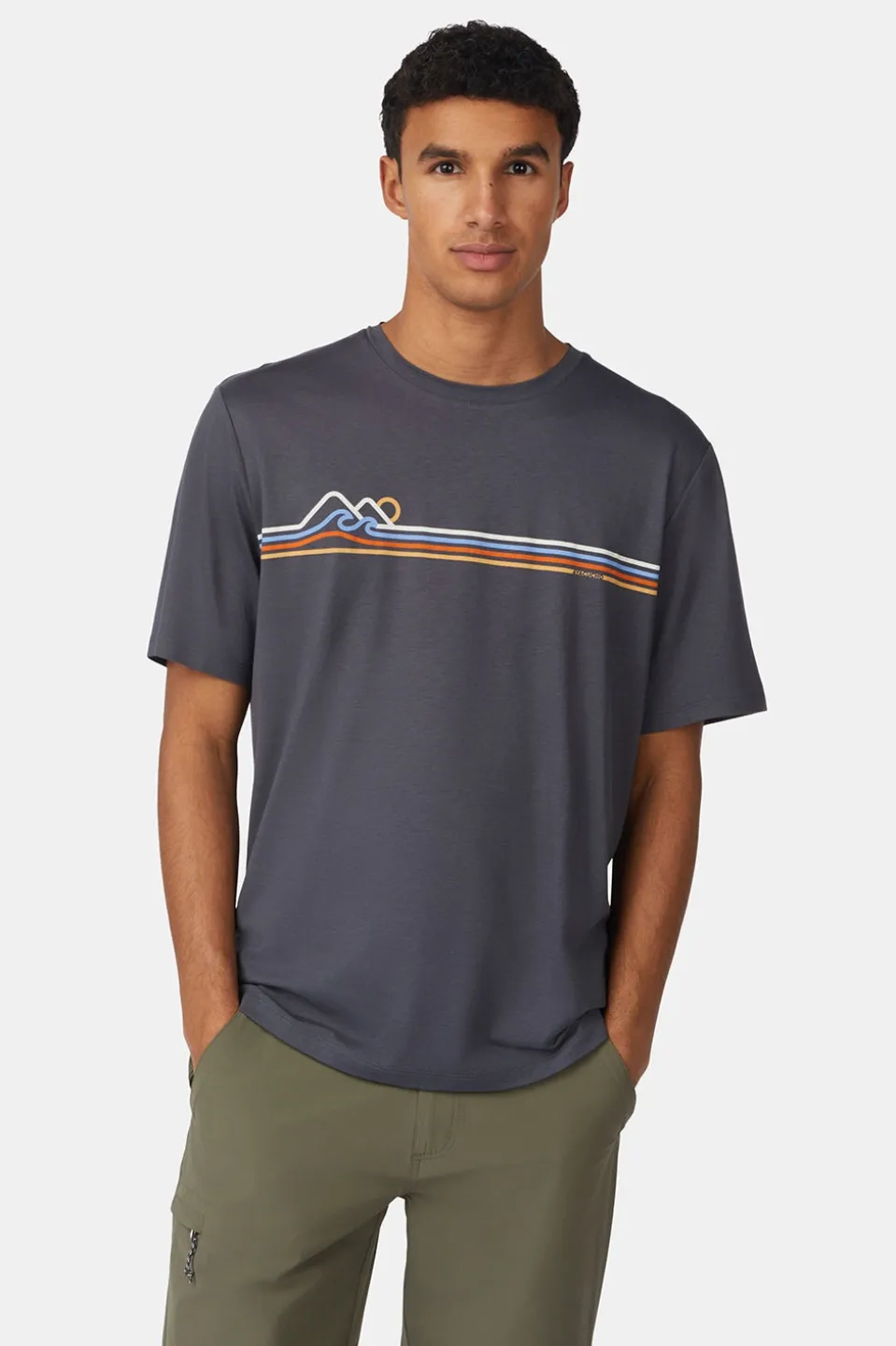 T-Shirt T-Shirt Coastal Stripe Ss M