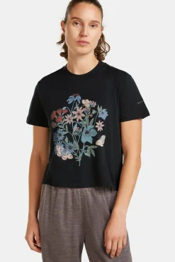 T-Shirt W Mer 150 Tech Lite Ss Crop Tee Nz Flora