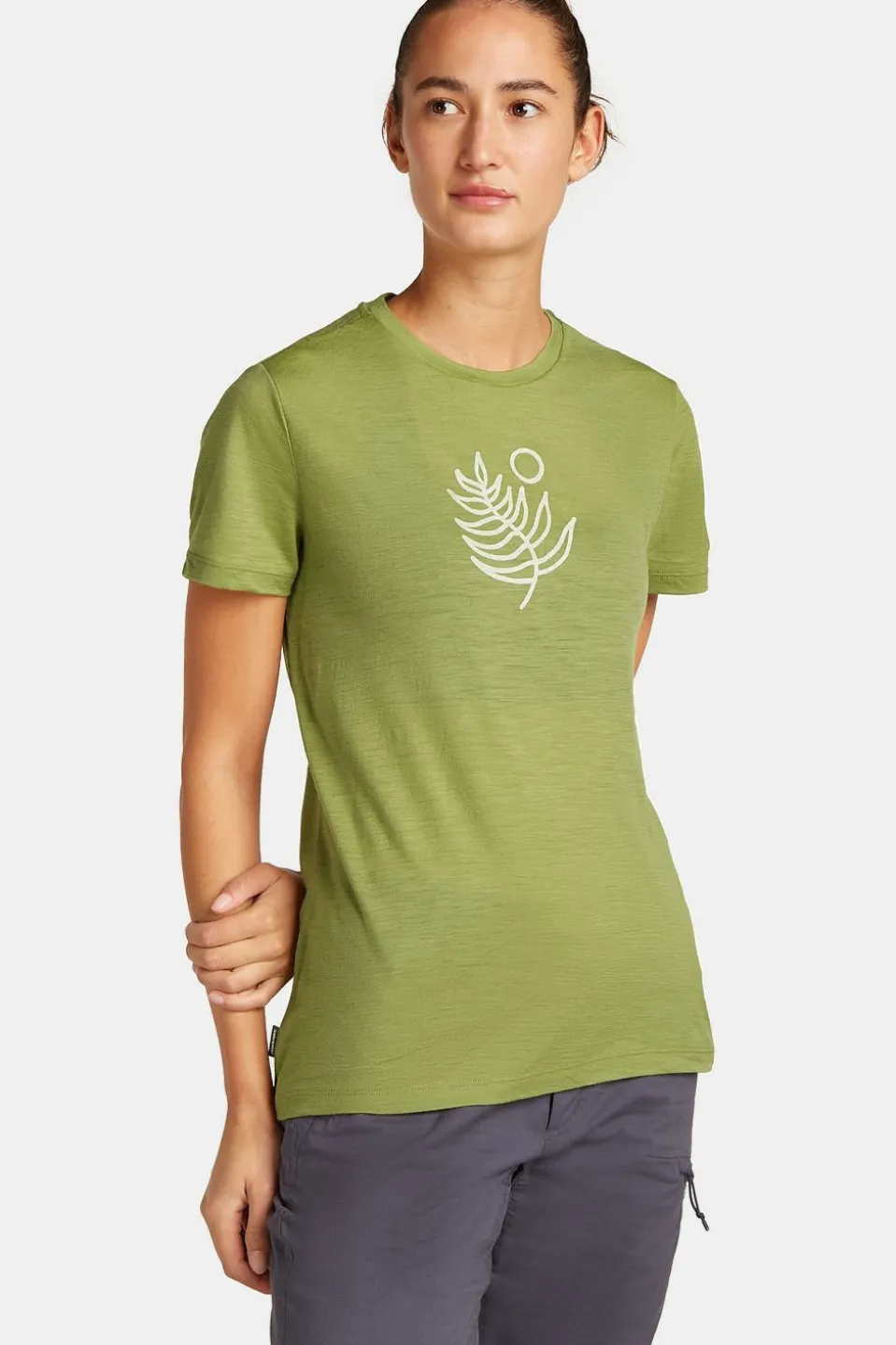 T-Shirt W Mer 150 Tech Lite Ss Tee Fresh Fern