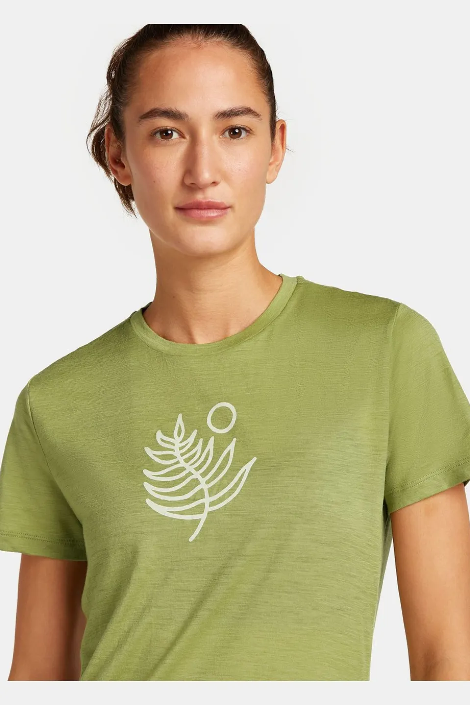 T-Shirt W Mer 150 Tech Lite Ss Tee Fresh Fern