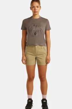 T-Shirt W Mer 150 Tech Lite Ss Crop T Seed Stor