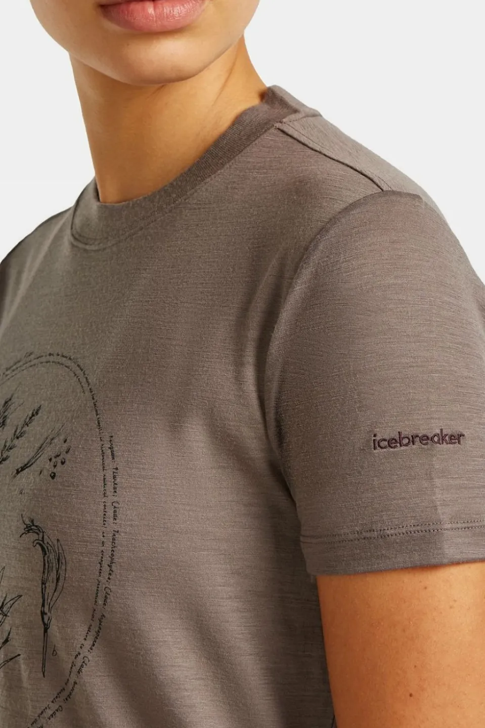 T-Shirt W Mer 150 Tech Lite Ss Crop T Seed Stor