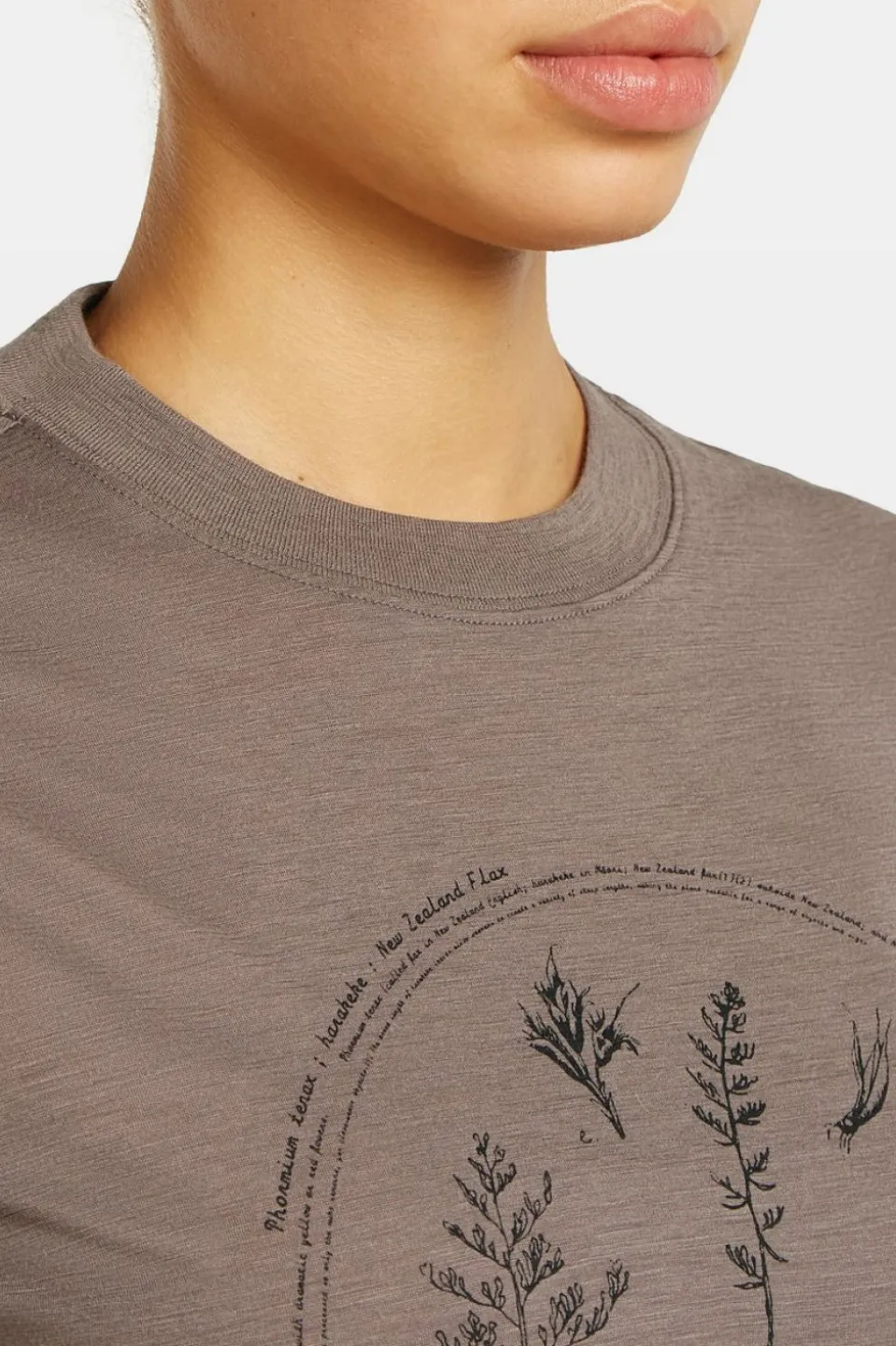 T-Shirt W Mer 150 Tech Lite Ss Crop T Seed Stor