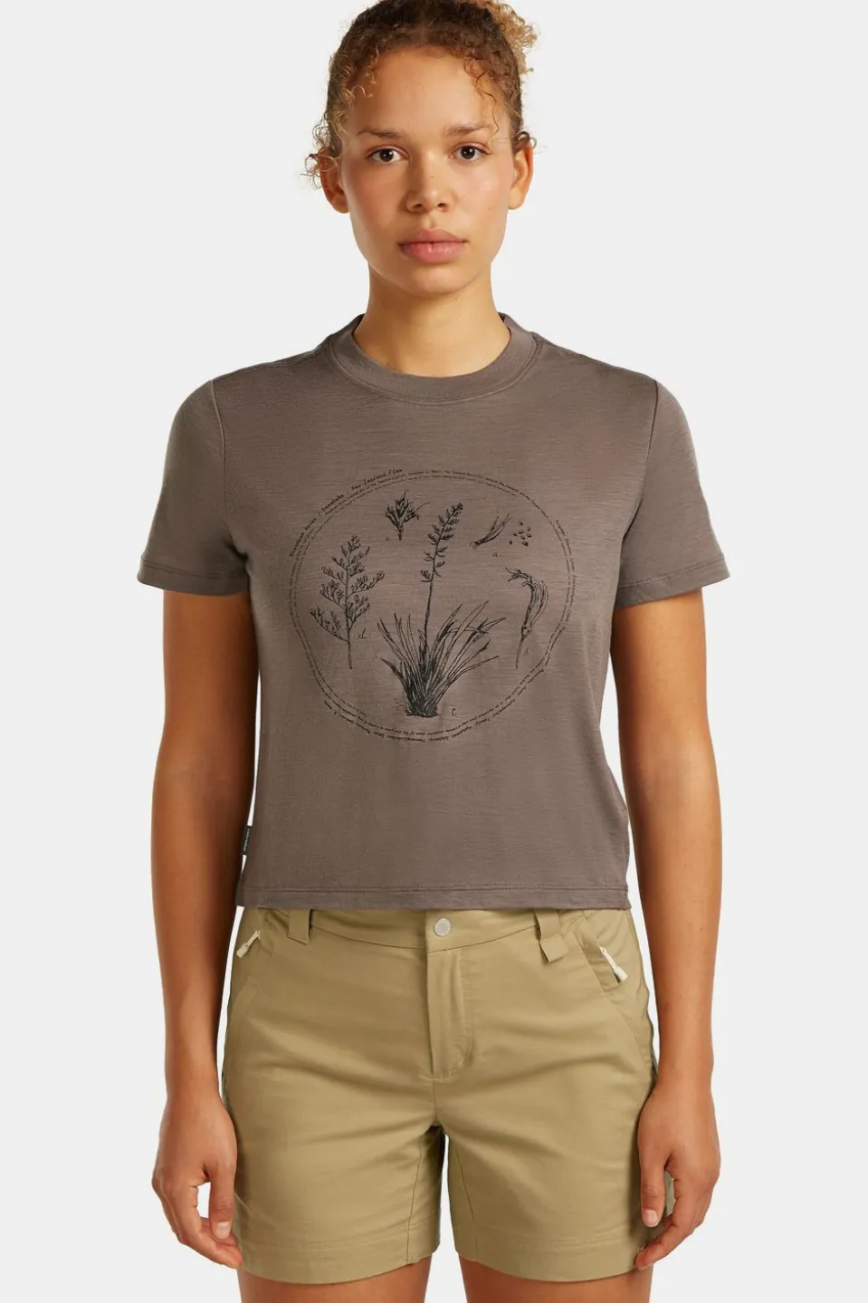 T-Shirt W Mer 150 Tech Lite Ss Crop T Seed Stor