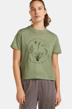 T-Shirt W Mer 150 Tech Lite Ss Crop T Seed Stor