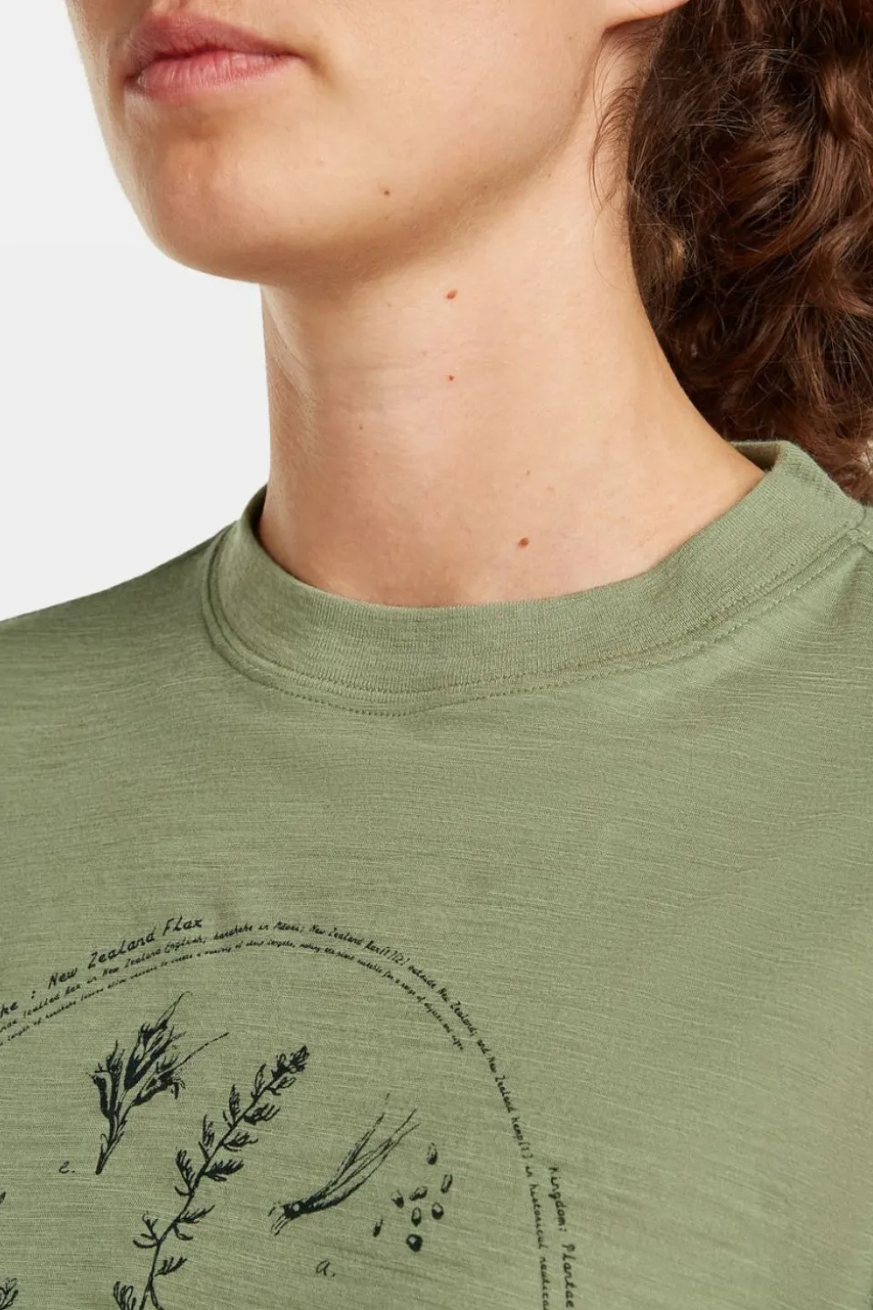 T-Shirt W Mer 150 Tech Lite Ss Crop T Seed Stor