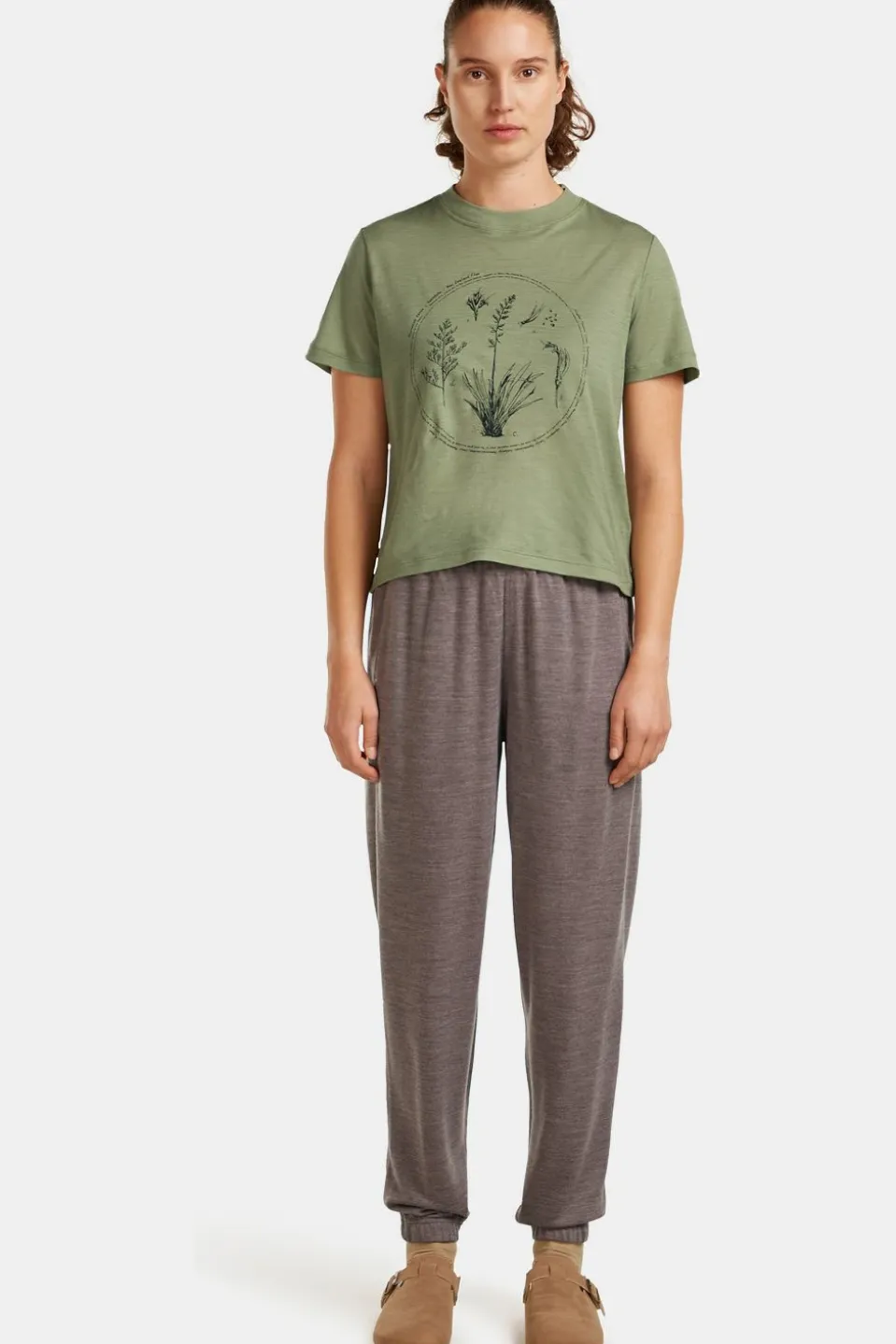 T-Shirt W Mer 150 Tech Lite Ss Crop T Seed Stor