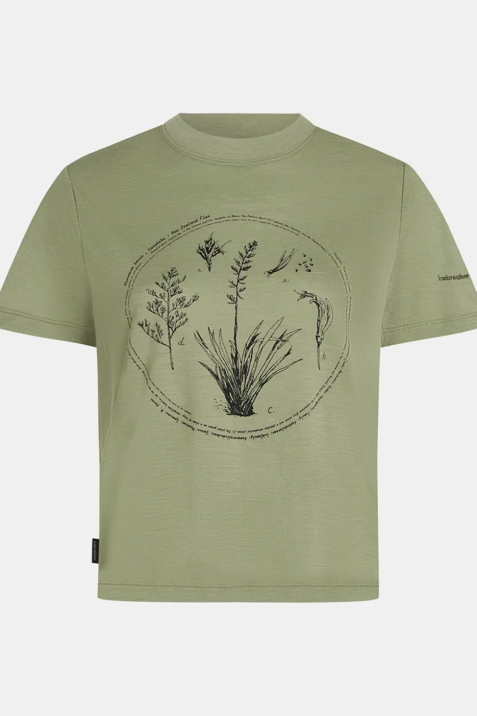 T-Shirt W Mer 150 Tech Lite Ss Crop T Seed Stor