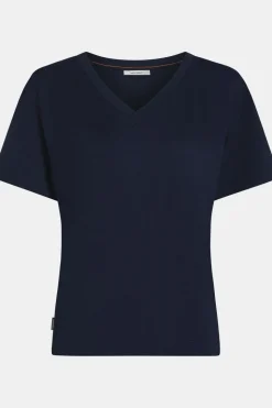 T-Shirt W Mer 150 Tech Lite Ss Relax V Neck Tee