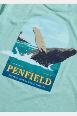 T-Shirt Whale Scene Back Graphic S/S T-Shirt